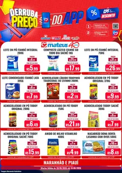 Mateus ofertas Derruba Preço do App - Pré-Visualização do folheto da loja Mateus, válido de 20.05.2026