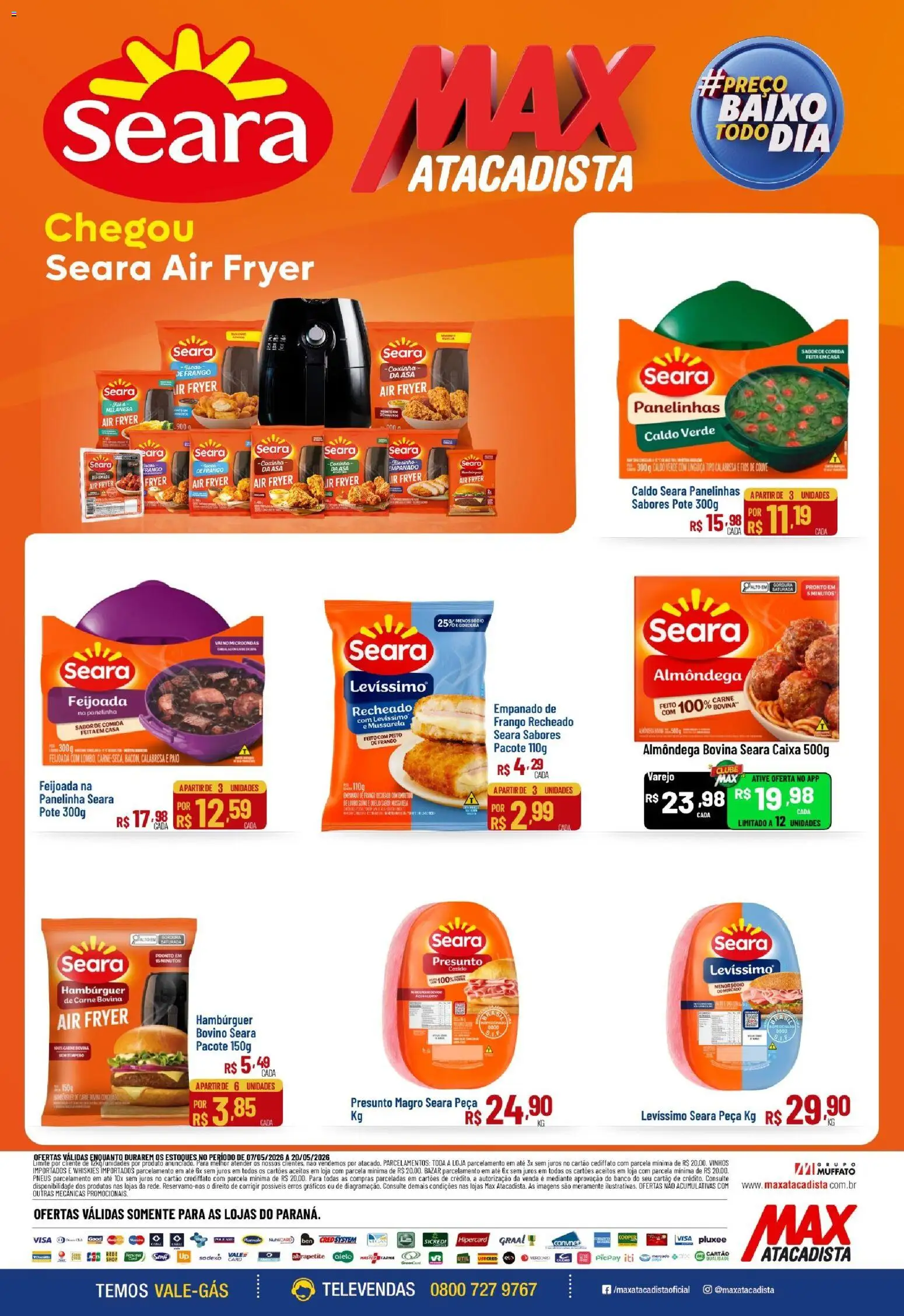 Max Atacadista ofertas Seara de 07/05/2026 ? Não perca as melhores promoções! | Brasil