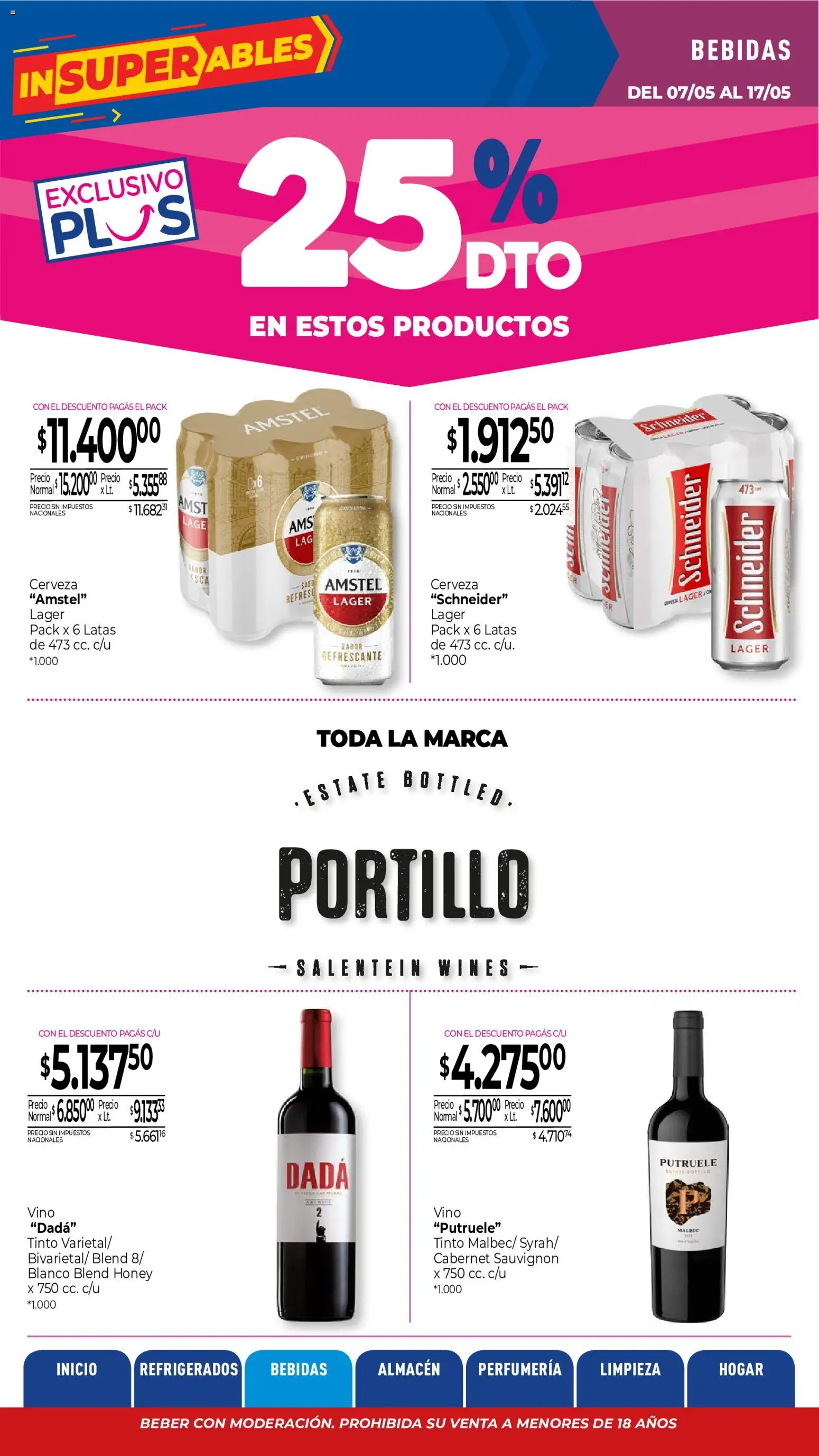La Anonima catálogo │ válido desde el 07.05.2026 | Página: 13 | Productos: Vino, Cerveza