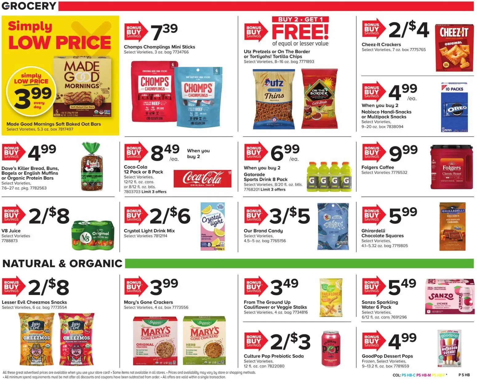 Giant Weekly Ad - valid from 07/10/2026 | Page: 11 | Products: Bread, Juice, Water, Grill