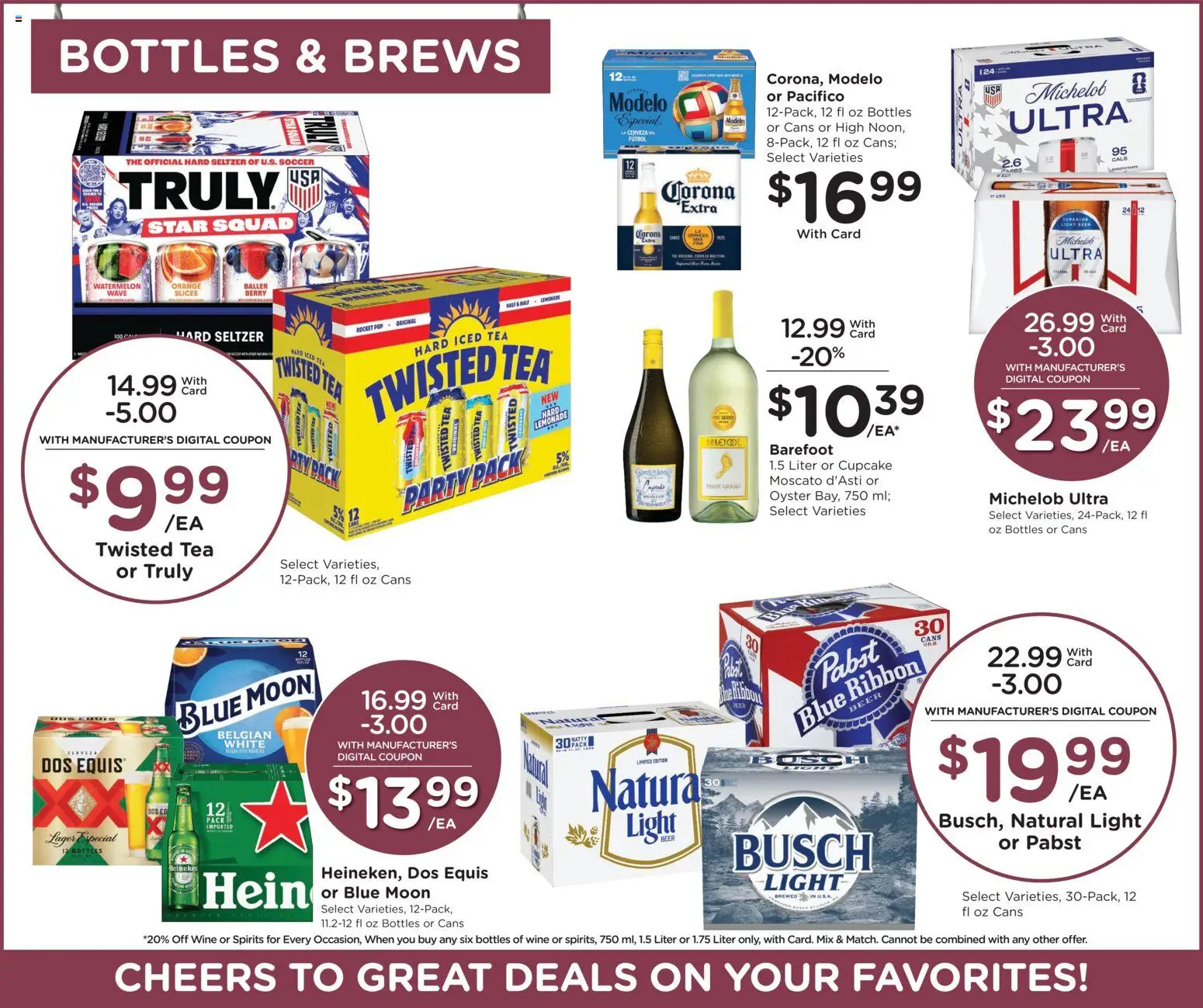 Smith's Weekly Ad - WY - valid from 03.06.2026 | Page: 10 | Products: Wine, Beer, Tea, Cupcake