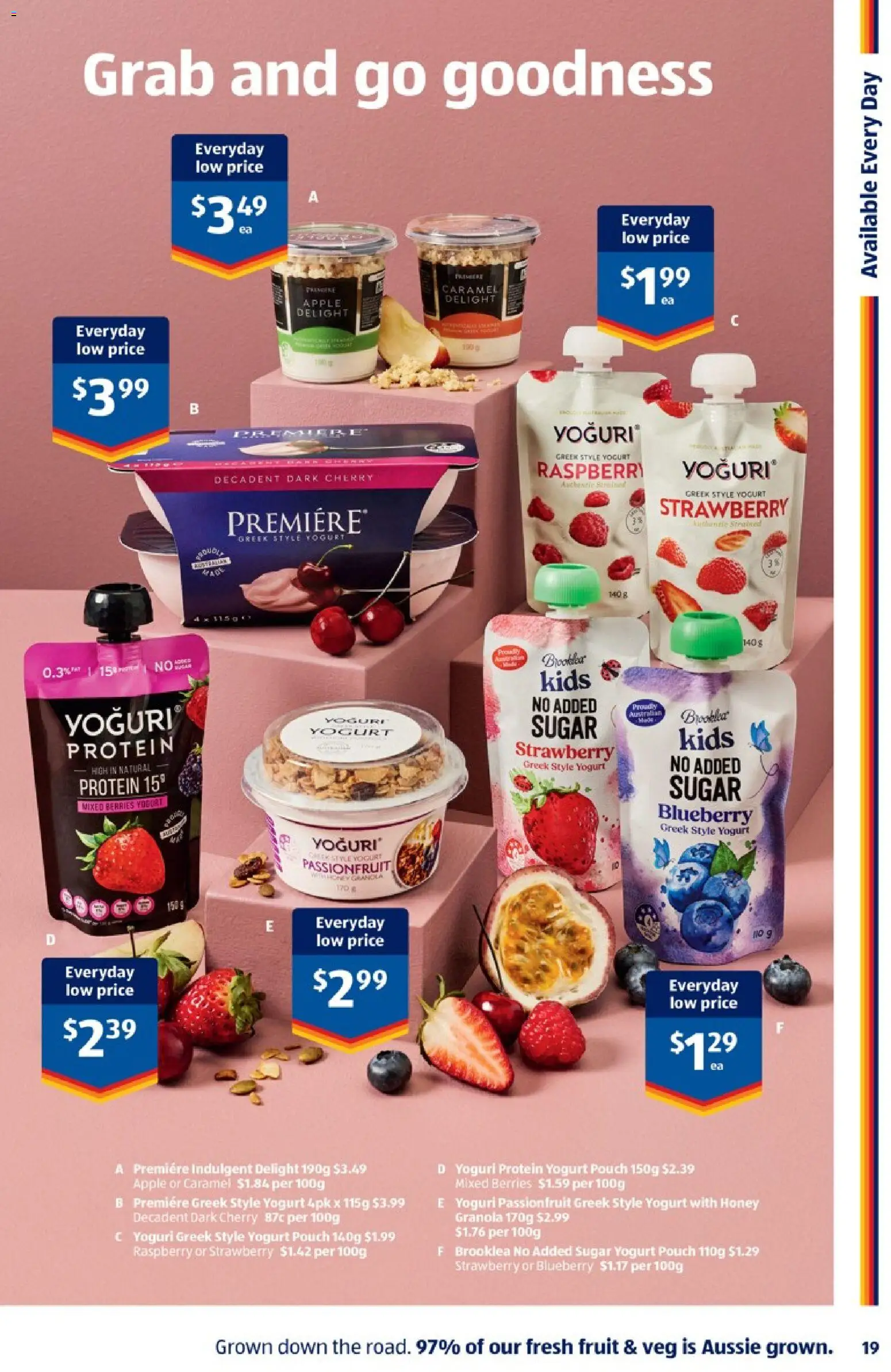 Aldi catalogue - valid from 25/08/2026 | Page: 19 | Products: Protein, Granola, Honey, Sugar