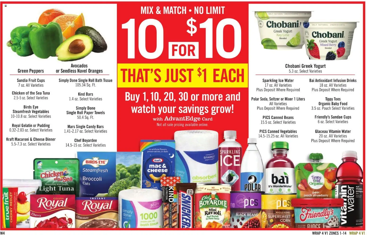 Price Chopper Weekly Ad - valid from 07/26/2026 | Page: 16 | Products: Butter, Vegetables, Lime, Pear
