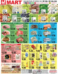 Preview of Hmart weekly ads valid from 09/18/2026