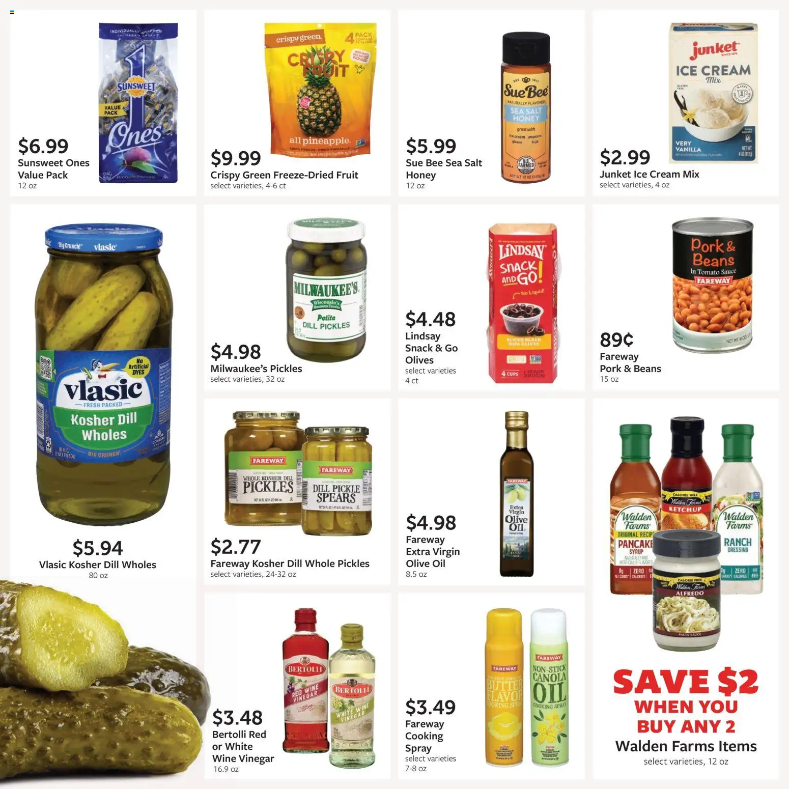 Fareway Monthly Ad - valid from 06/29/2026 | Page: 10 | Products: Pork, Pasta, Ketchup, Ice cream