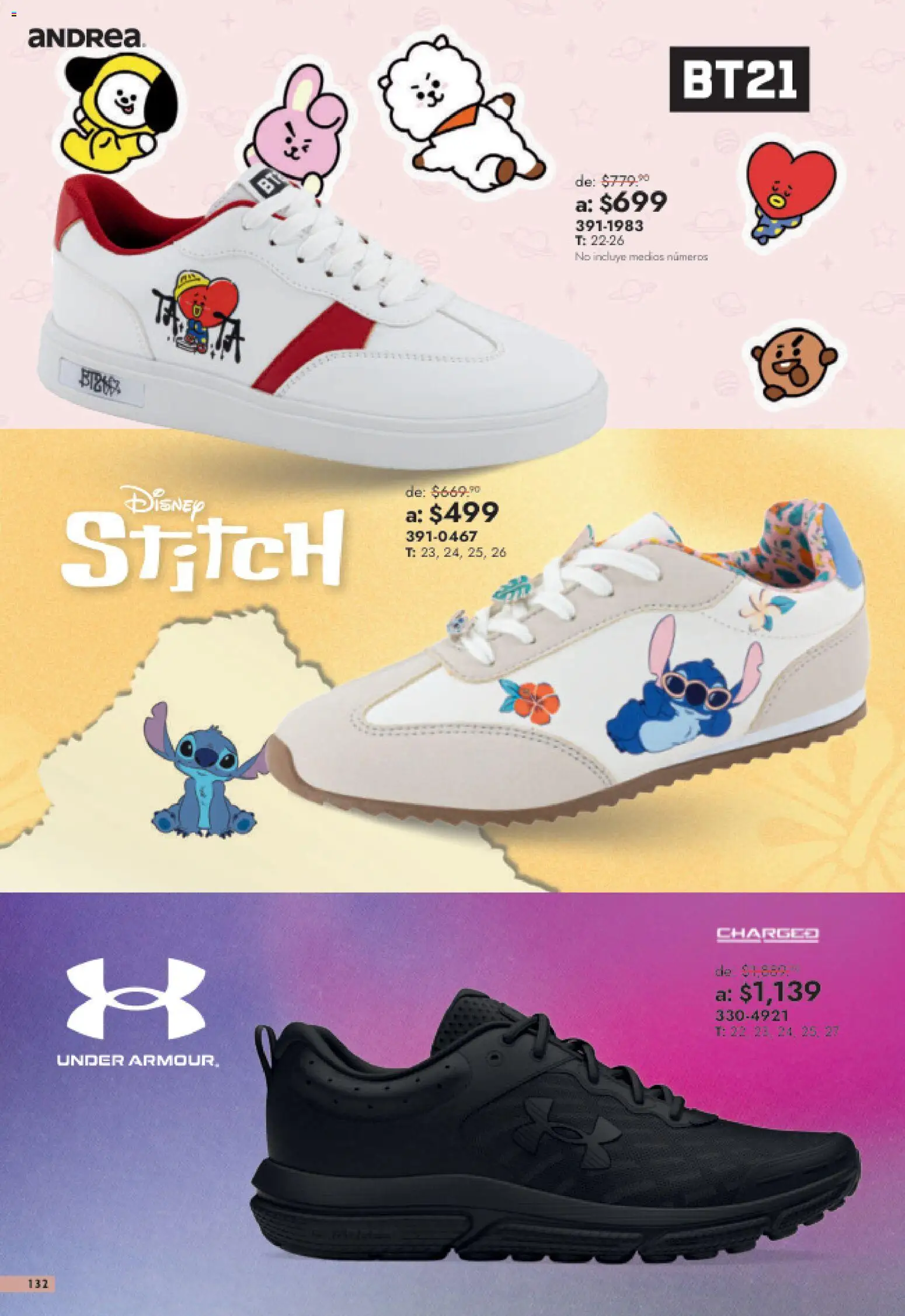 Nuevas ofertas de Andrea válidas en toda la República Mexicana desde el 26/07/2026. ¡Encuentra las mejores ofertas en Andrea catálogo Outlet! | Página: 132