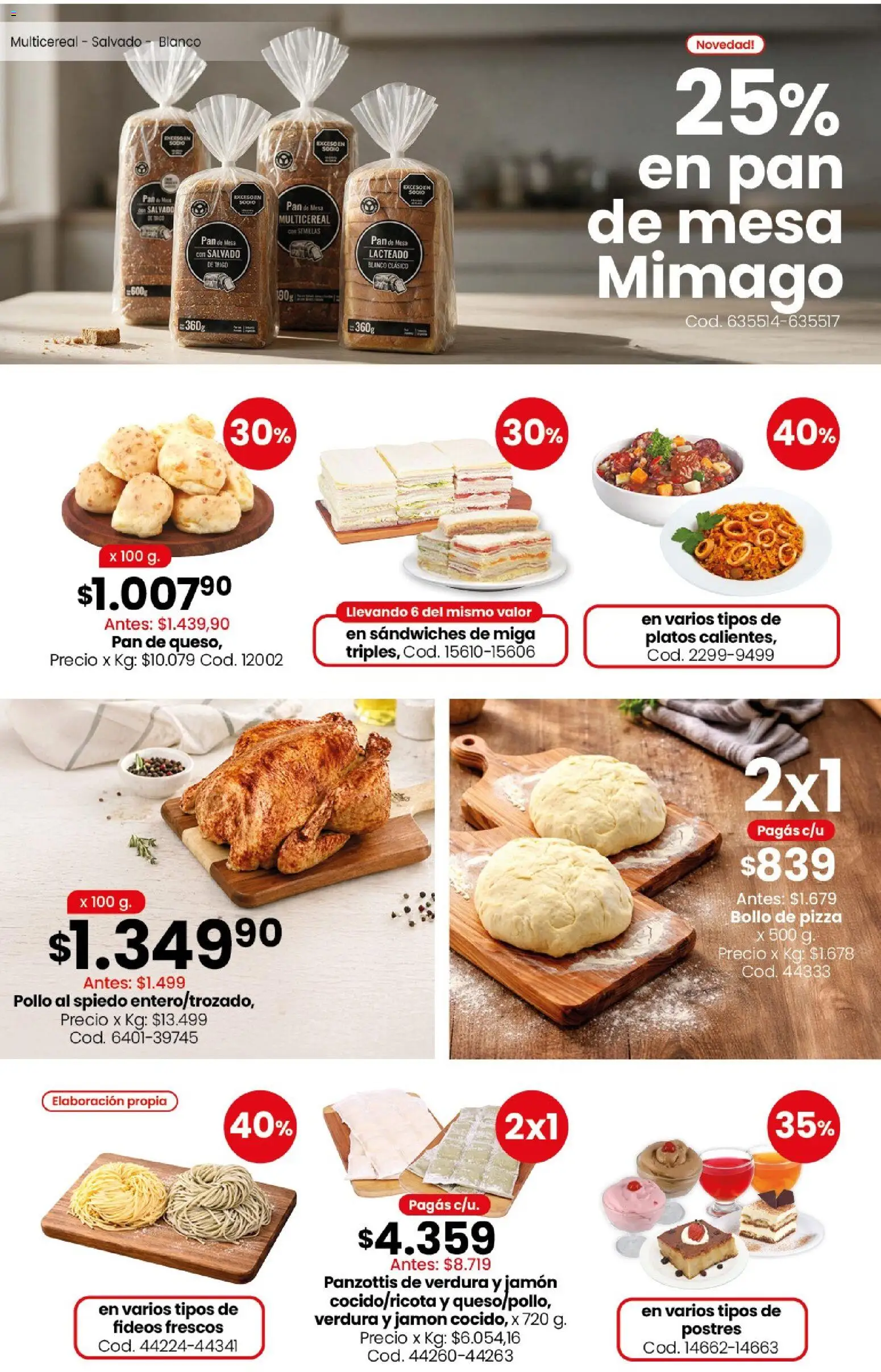 Coto - Ofertas │ válido desde el 14/09/2026 | Página: 6 | Productos: Semillas, Pan, Fideos, Pasta