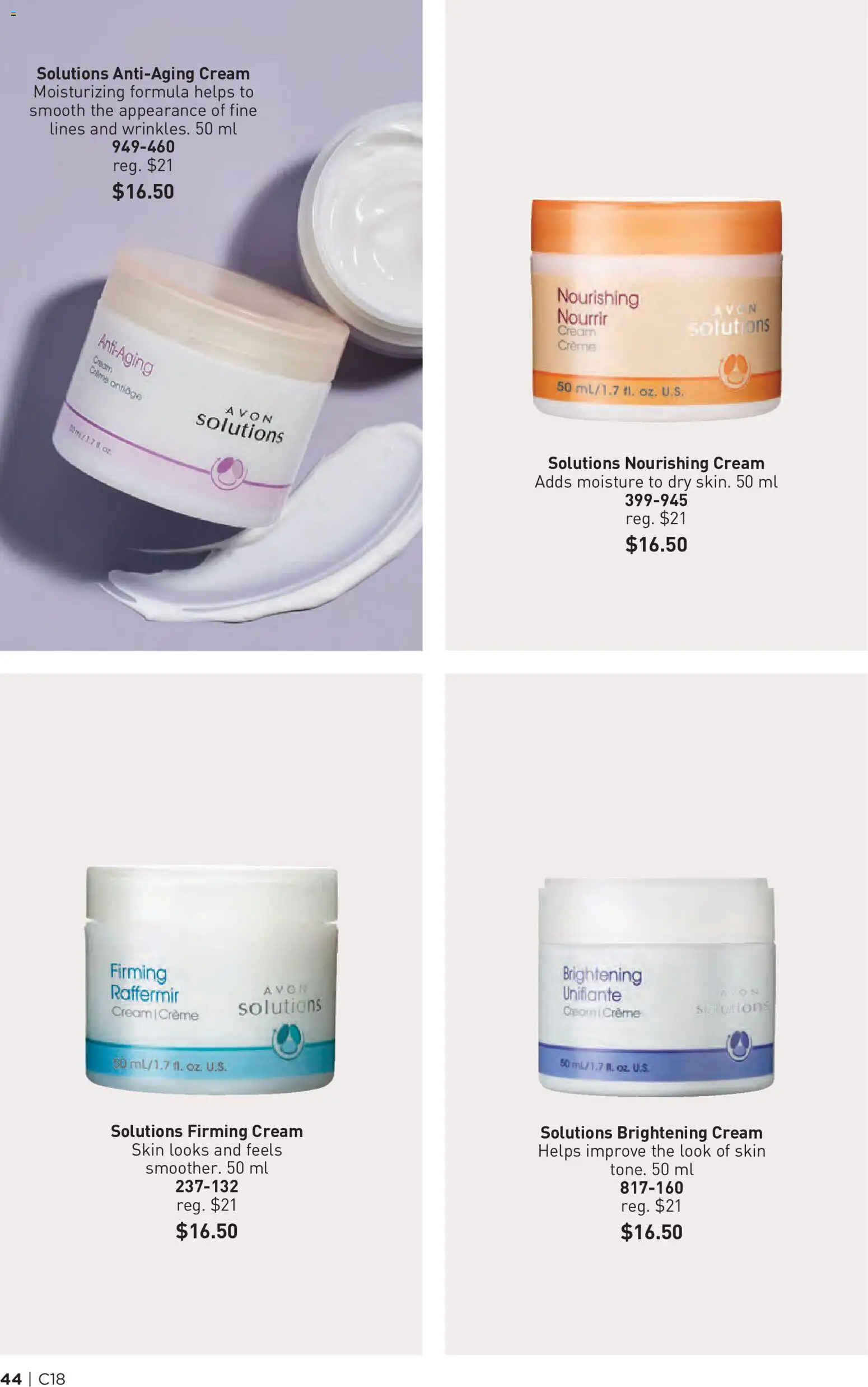 Avon flyer valid from Aug 27, 2026 | Page: 44 | Products: Cream