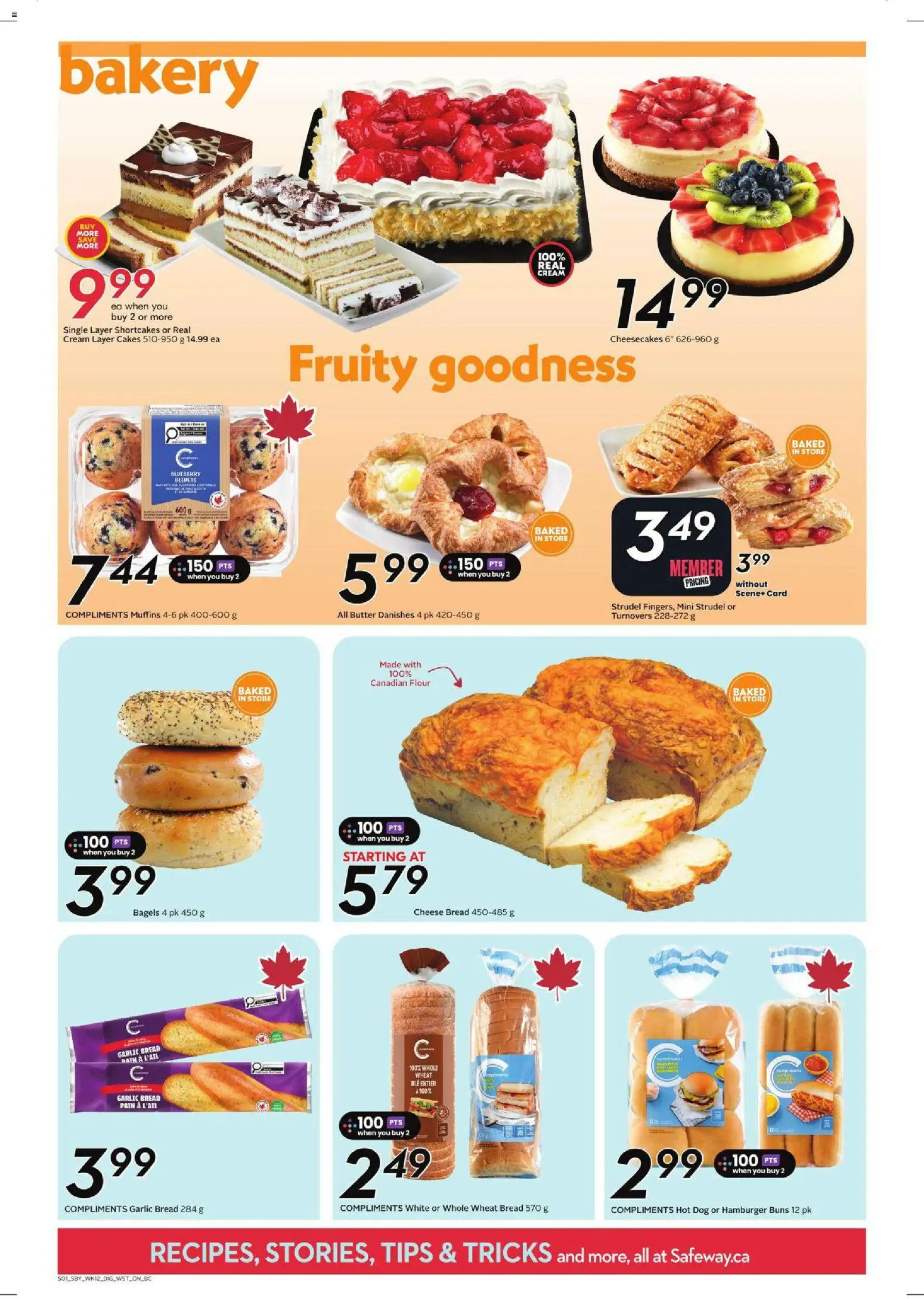 Safeway flyer valid from Jul 16, 2026 | Page: 9 | Products: Cream, Bakery, Butter, Cheese