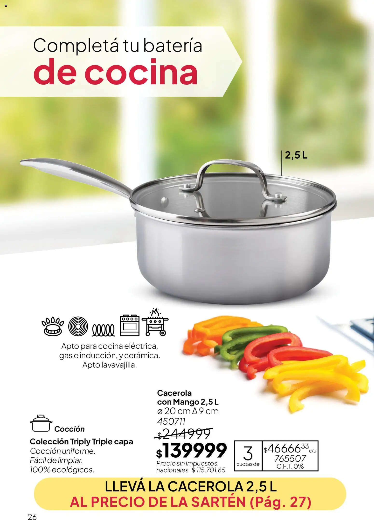 Tupperware Folleto │ válido desde el 01/09/2026 | Página: 27 | Productos: Cocina, Sartén, Batería, Mango