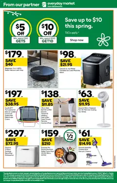 Preview of Woolworths catalogue - valid from 09/09/2026 | Page: 43 | Products: Desk, Dishwasher, Robot, Treadmill