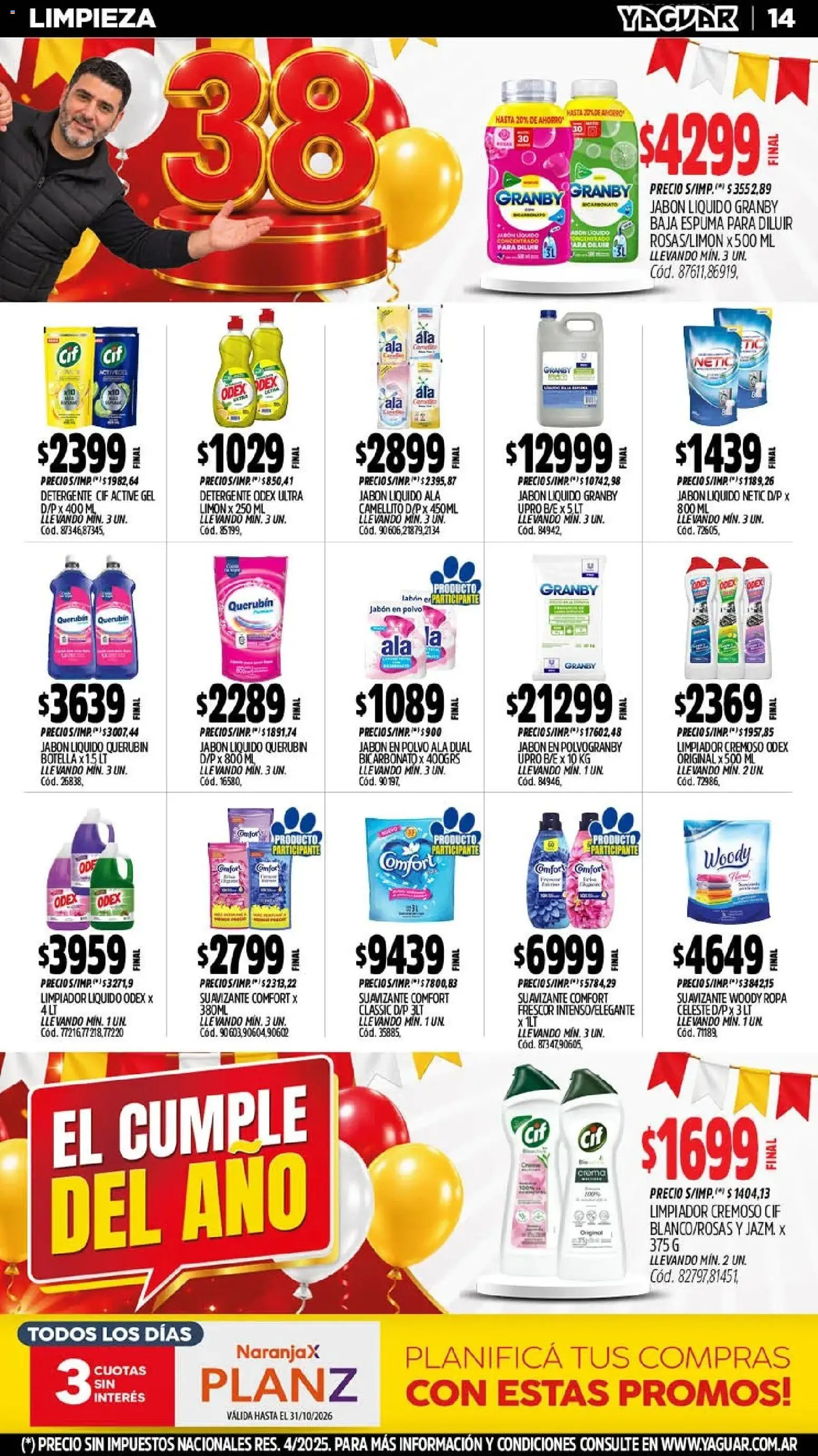 Yaguar - Oferta Semanal Chaco │ válido desde el 19/10/2026 | Página: 16