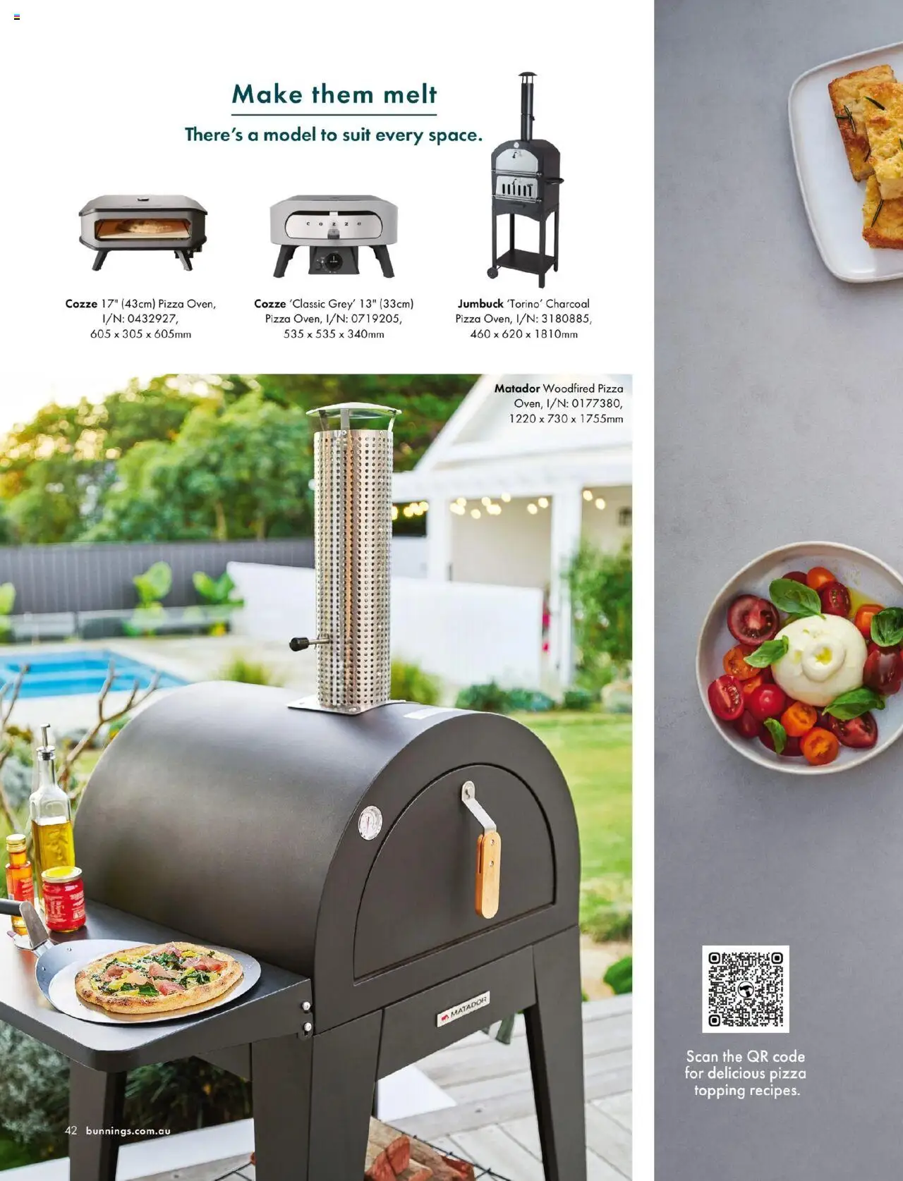Bunnings Warehouse catalogue - valid from 25/08/2025 | Page: 42 | Products: Pizza, Suit, Charcoal