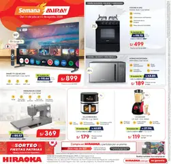 Vista previa de folleto Catálogo Hiraoka - Semana Miray de la Hiraoka válido desde 24/07/2026