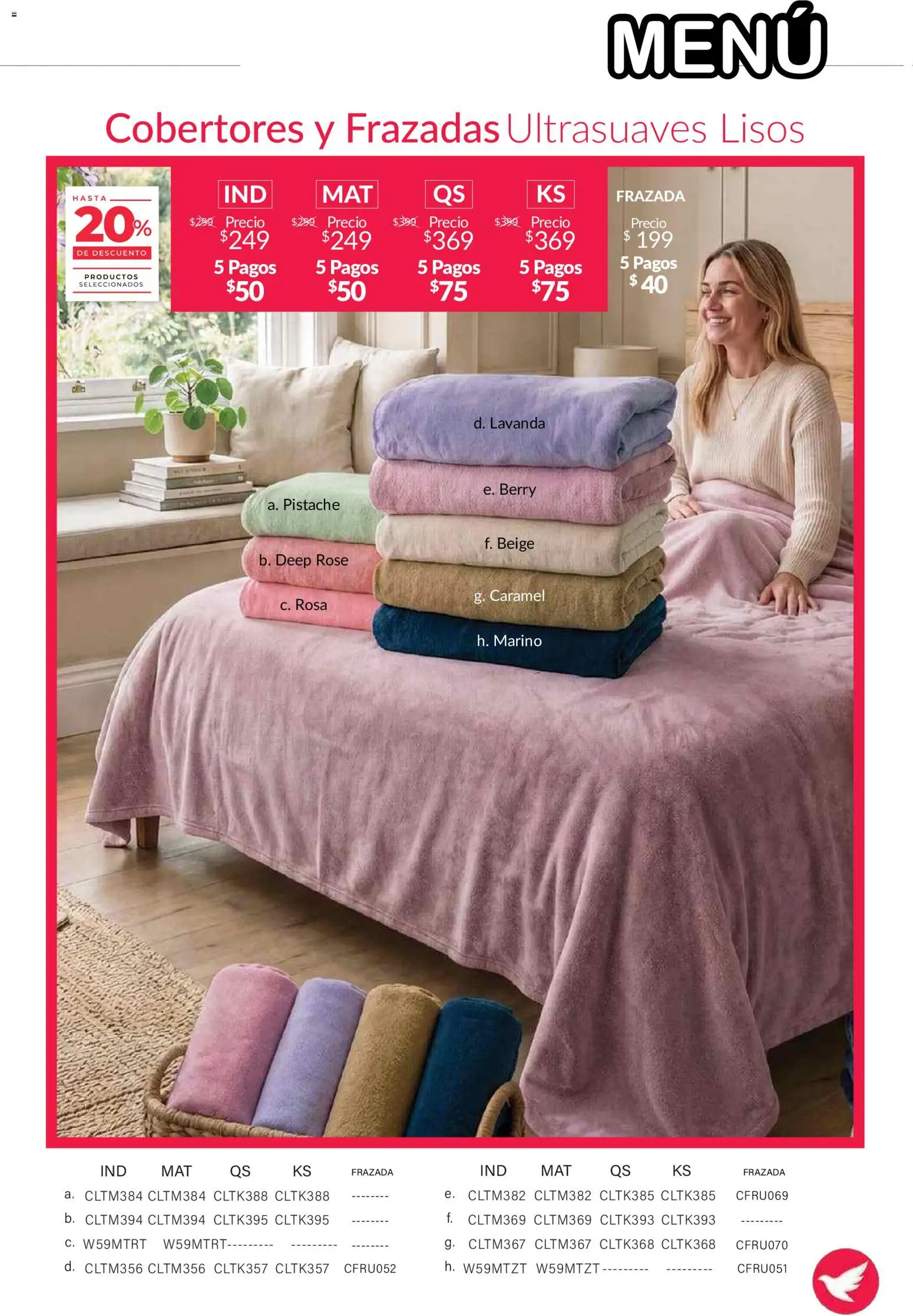 Nuevas ofertas de Colchas Concord válidas en toda la República Mexicana desde el 01/08/2026. ¡Encuentra las mejores ofertas en Colchas Concord catálogo! | Página: 186