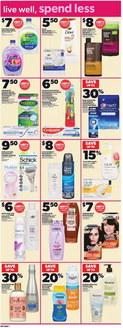 Preview of Loblaws weekly flyer / circulaire from shop Loblaws valid from 21.05.2026 | Page: 15 | Products: Soap, Toothpaste, Butter, Oil