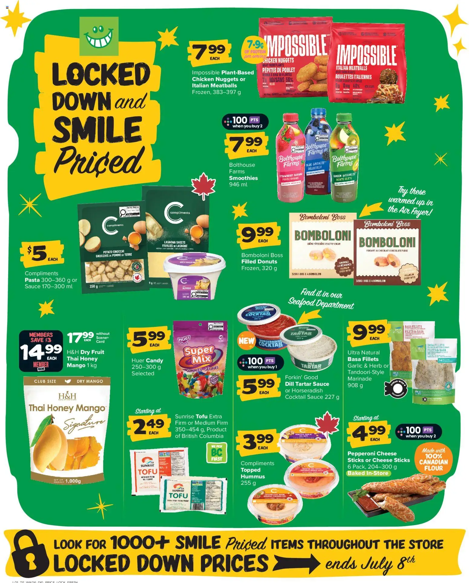 Thrifty Foods flyer valid from 04.06.2026 | Page: 10 | Products: Pasta, Cream, Cheese, Chocolate