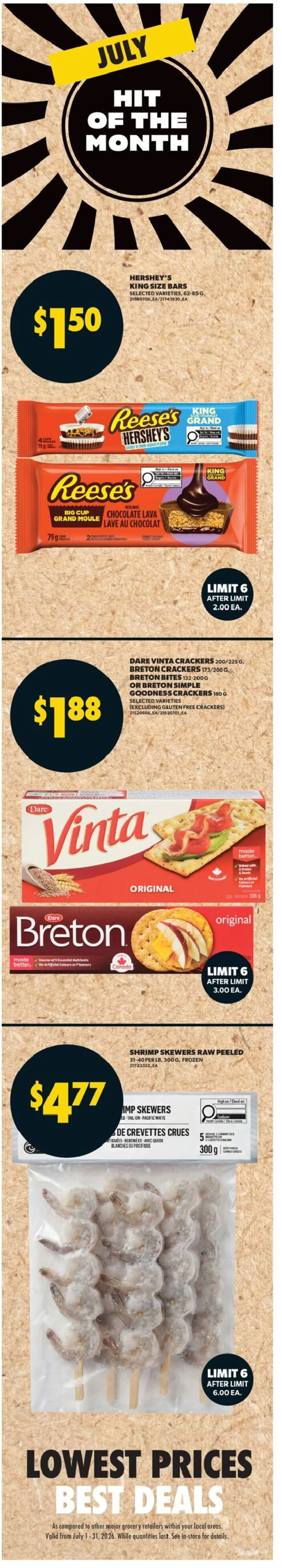 Real Canadian Superstore flyer valid from Jul 2, 2026 | Page: 7 | Products: Chocolate