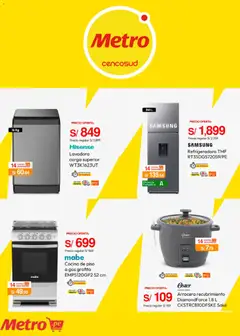 Vista previa de folleto Metro catálogo de la Metro válido desde 27.04.2026 | Página: 5 | Productos: Lavadora, Cocina