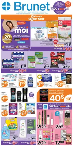 Preview of Brunet weekly flyer / circulaire from shop Brunet valid from Jul 2, 2026