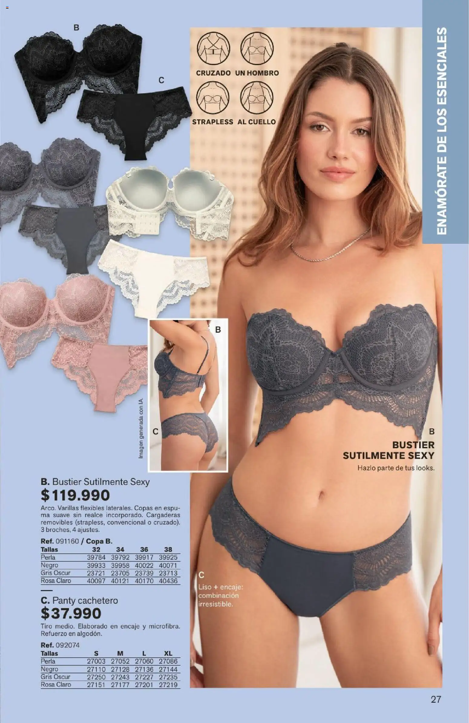 Leonisa revista - valida desde el 04/08/2026 | Página: 27 | Productos: Cachetero, Combinación, Cuello