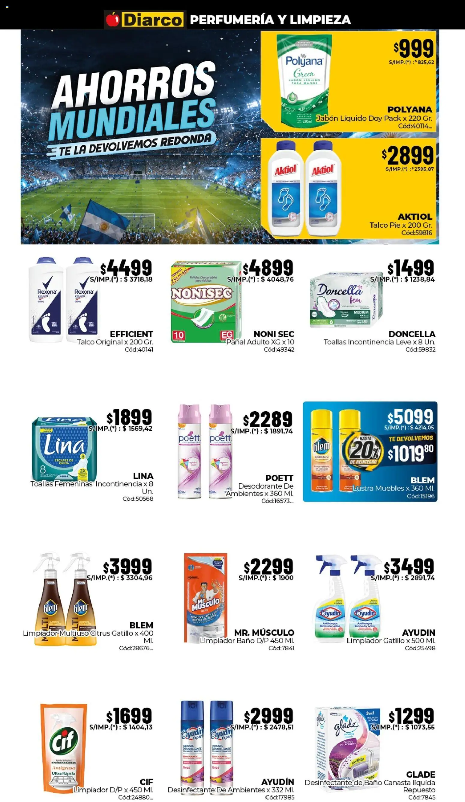 Diarco - Ahorros Mundiales │ válido desde el 22/06/2026 | Página: 14