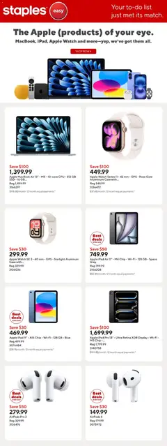 Preview of Staples weekly flyer / circulaire from shop Staples valid from 01.05.2026