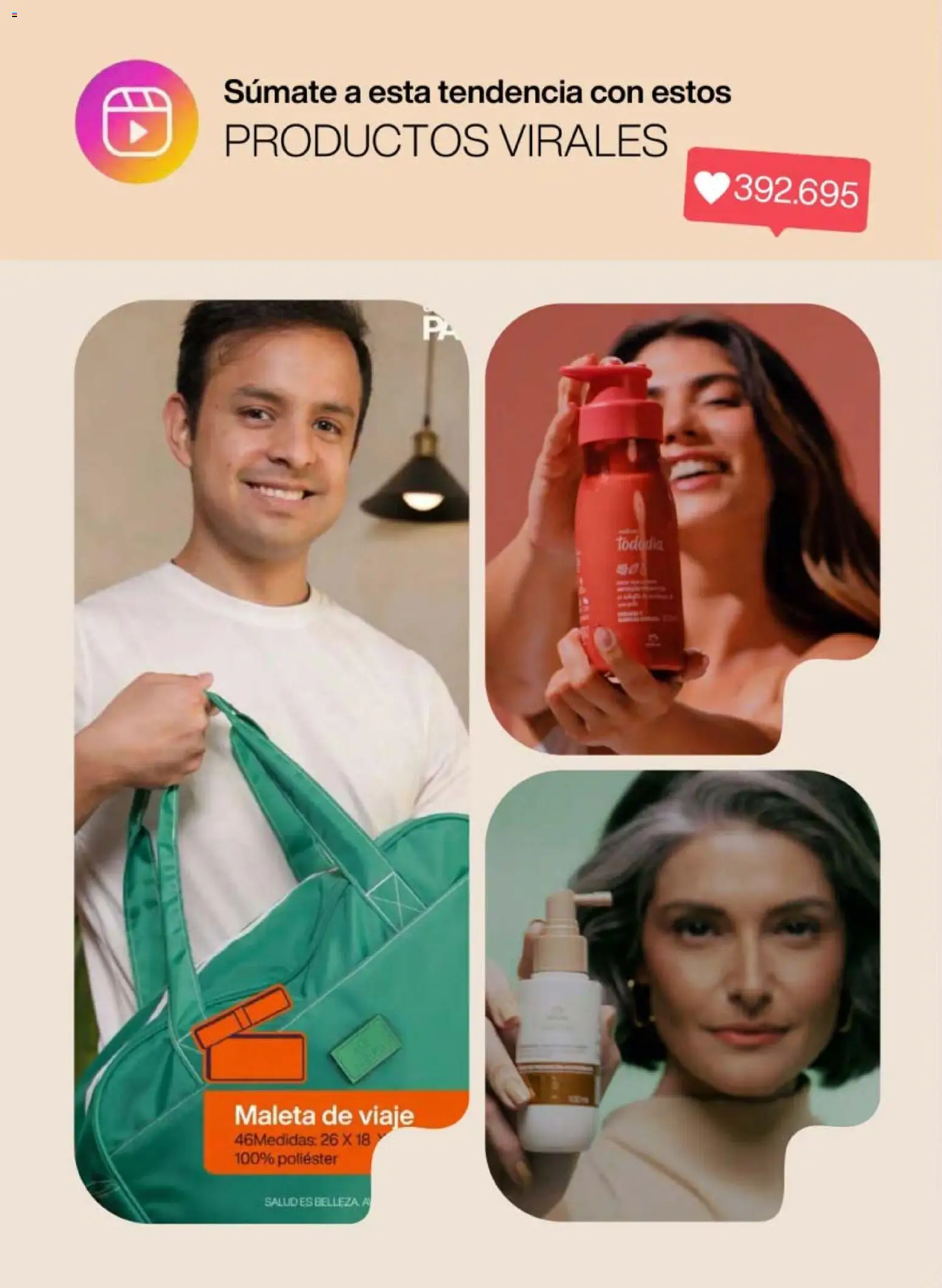 Nuevas ofertas de Natura válidas en toda la República Mexicana desde el 29/05/2026. ¡Encuentra las mejores ofertas en Natura campaña 9 2026! | Página: 6 | Productos: Maleta