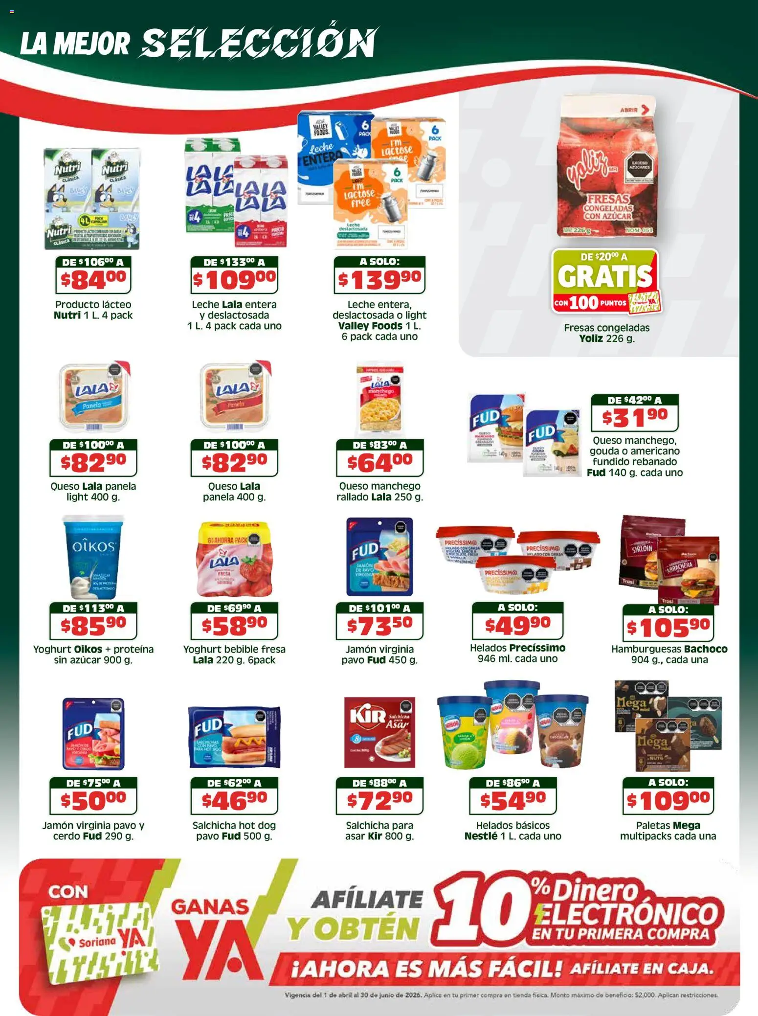 Nuevas ofertas de Soriana válidas en toda la República Mexicana desde el 30.04.2026. ¡Encuentra las mejores ofertas en Soriana folleto! | Página: 4