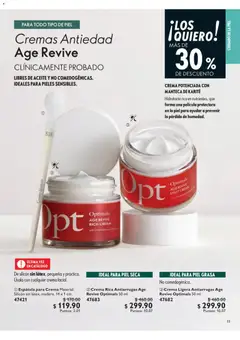 Vista previa de Oriflame campaña 13 2026, nuevo folleto de la tienda, válido en México a partir del 12/09/2026 | Página: 33 | Productos: Crema, Espátula, Aceite, Manteca de karité