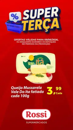 Rossi Supermercados ofertas do Dia - Pré-Visualização do folheto da loja Rossi Supermercados, válido de 09.06.2026