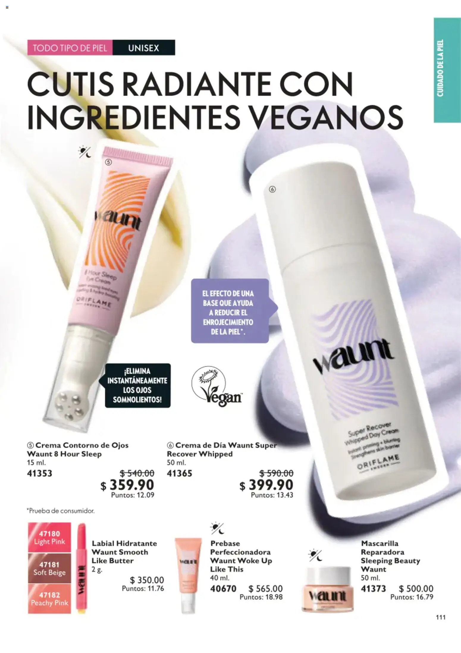 Nuevas ofertas de Oriflame válidas en toda la República Mexicana desde el 01/08/2026. ¡Encuentra las mejores ofertas en Oriflame campaña 11 2026! | Página: 111 | Productos: Contorno de ojos, Crema, Contorno, Radiante