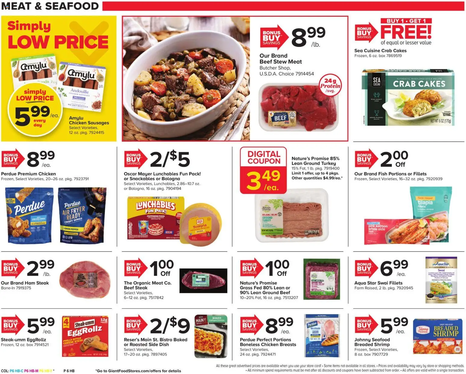 Giant Weekly Ad - valid from 09/25/2026 | Page: 12 | Products: Box, Meat, Cheese, Lemon