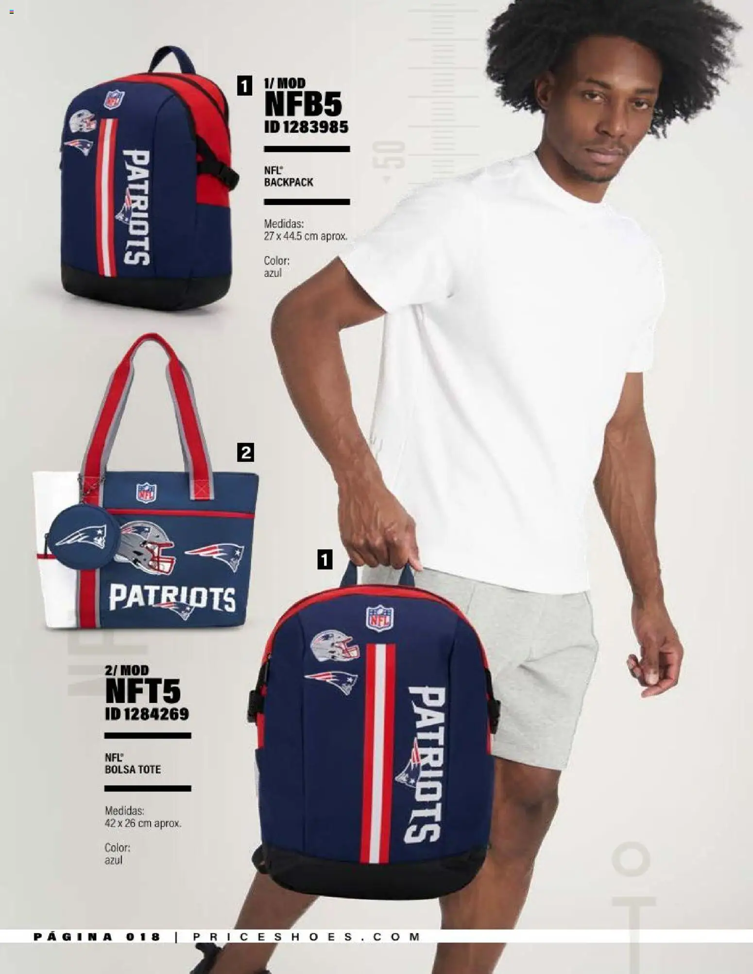Nuevas ofertas de Price Shoes válidas en toda la República Mexicana desde el 01/09/2026. ¡Encuentra las mejores ofertas en Price Shoes catálogo NFL! | Página: 18 | Productos: Bolsa