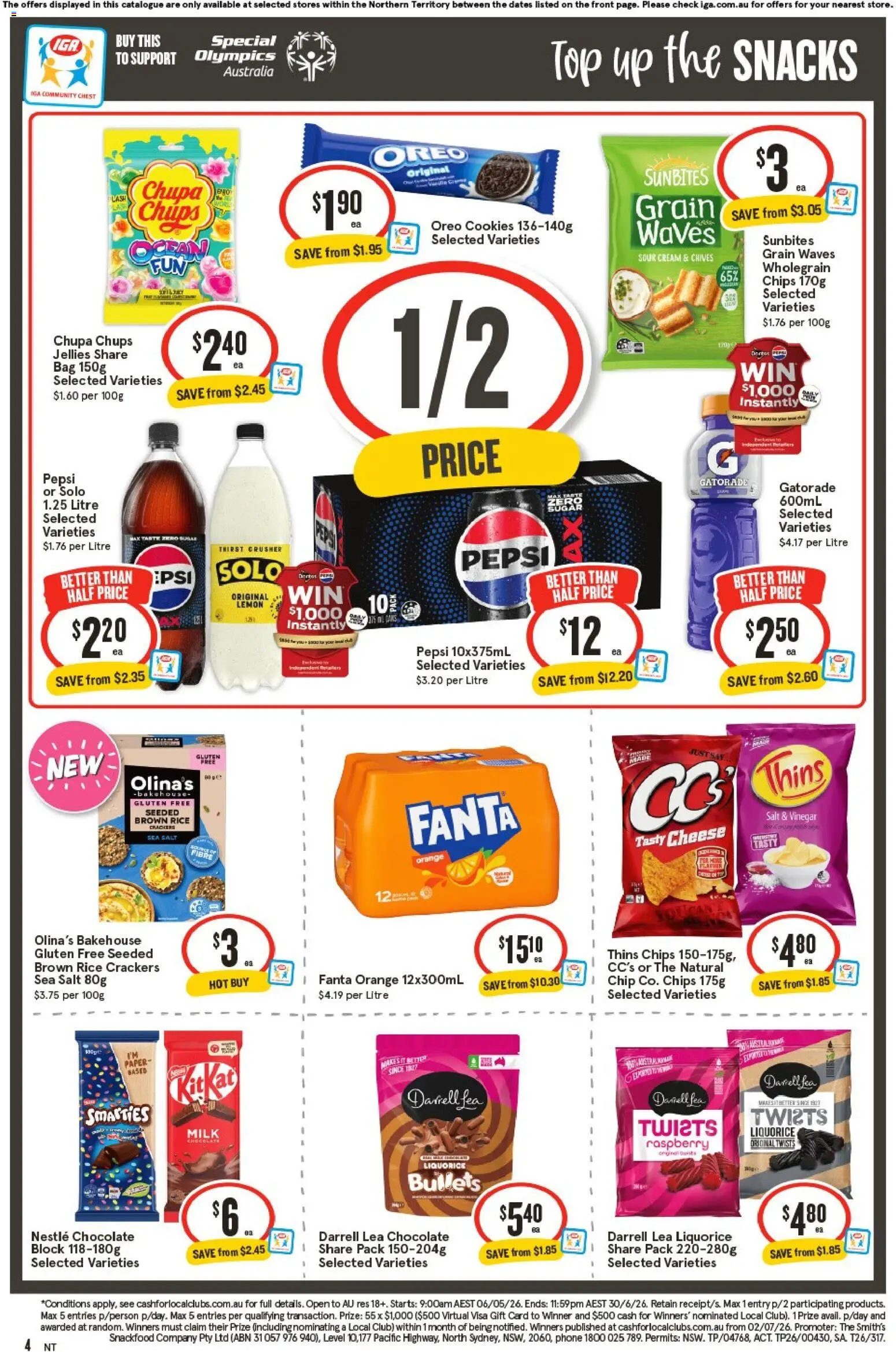 IGA catalogue - valid from 13.05.2026 | Page: 5 | Products: Cheese, Sour cream, Pepsi, Bag