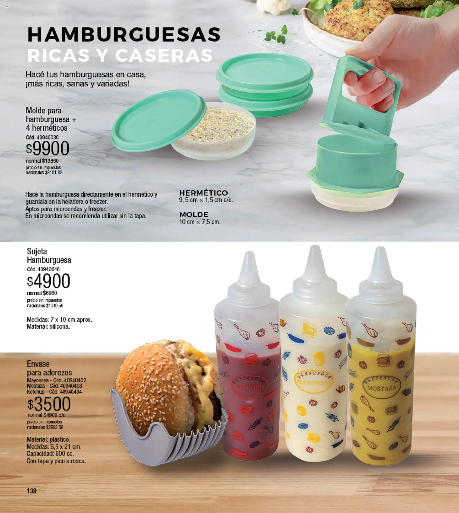 Millanel - Catálogo │ válido desde el 17/08/2026 | Página: 138 | Productos: Pico, Mayonesa, Hamburguesa, Freezer
