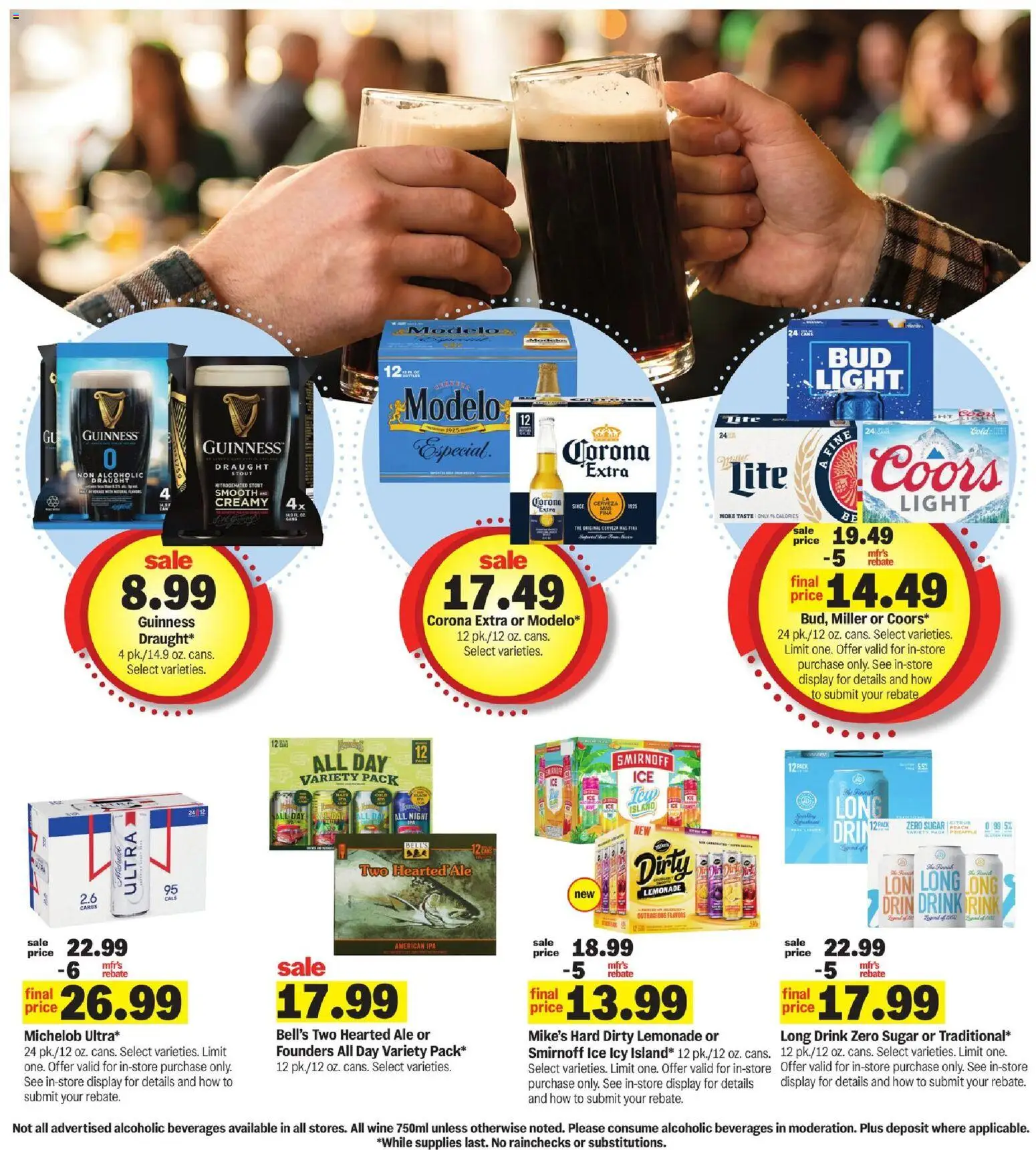 Meijer Weekly Ad - valid from 11.03.2026 | Page: 20 | Products: Wine, Pineapple, Sugar, Peach