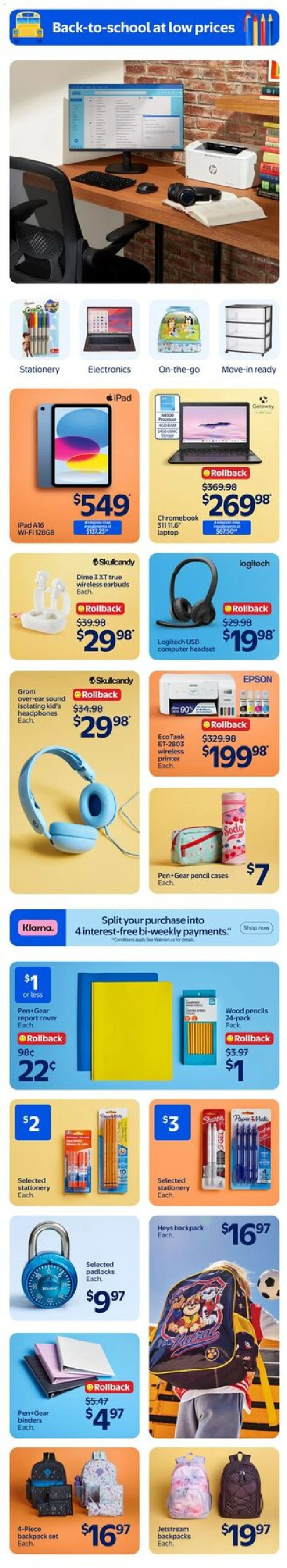 Walmart flyer valid from Aug 6, 2026 | Page: 10