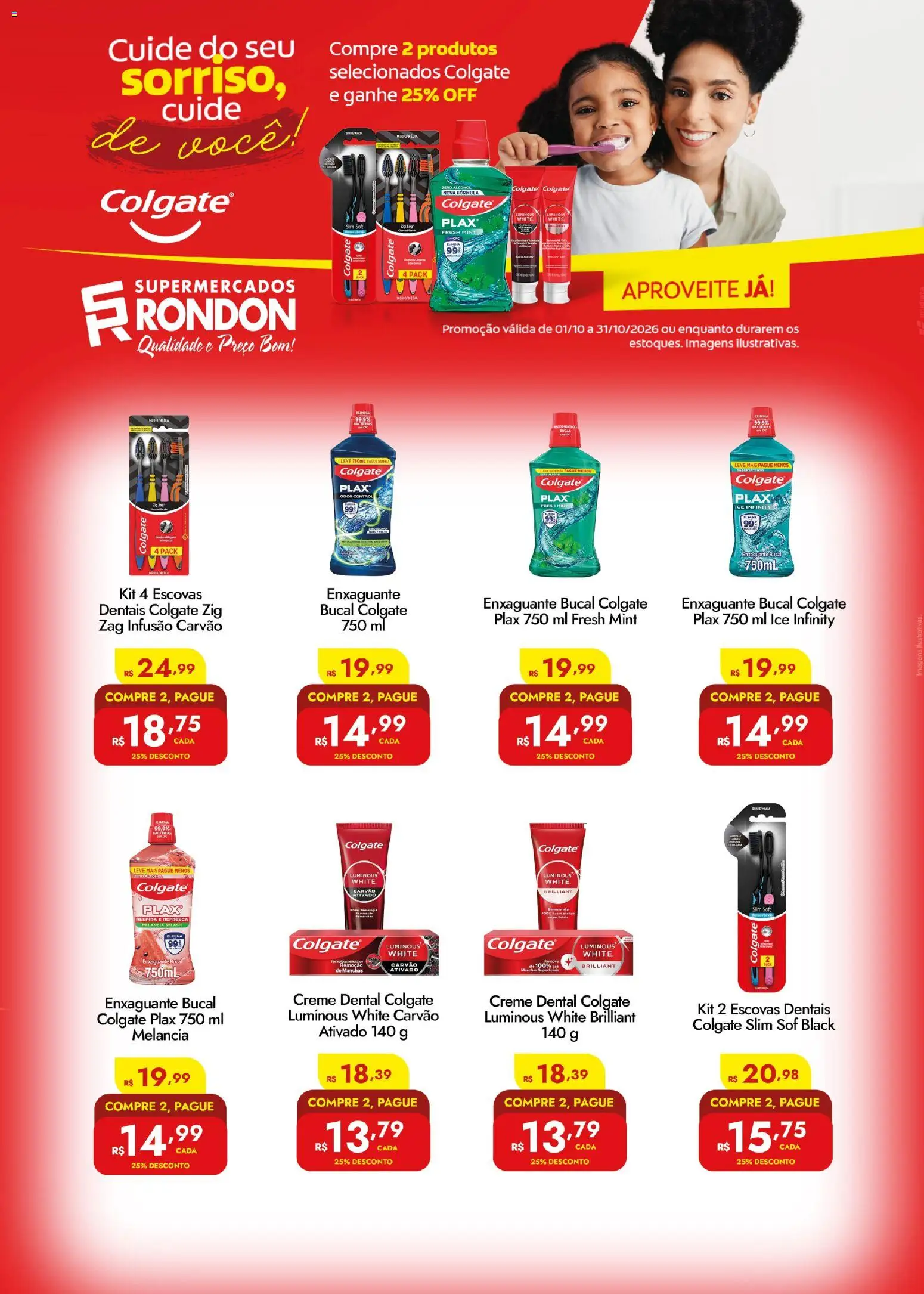 Supermercados Rondon Folheto - válido de 01/10/2026 | Página: 1