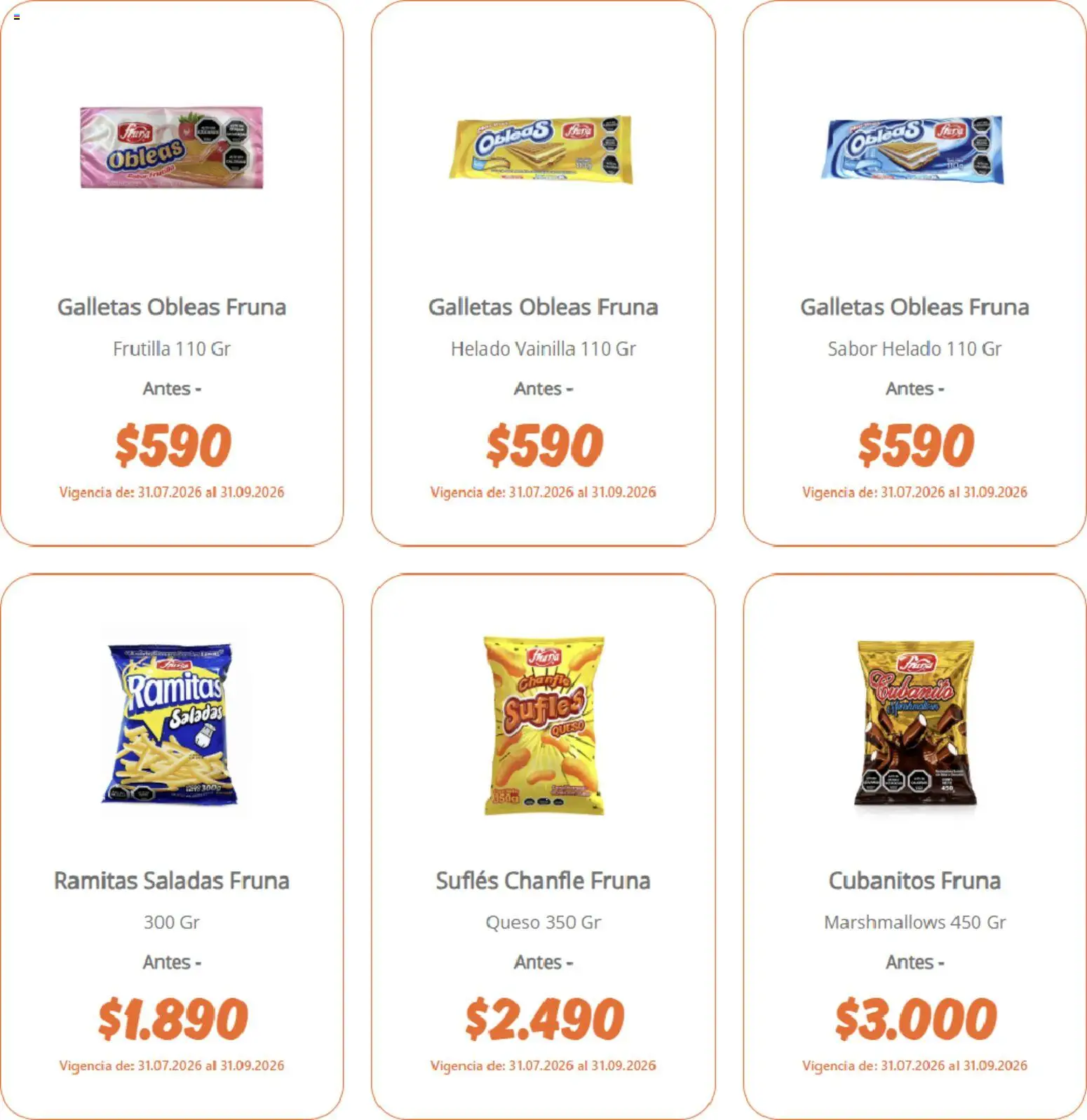 Mayorista 10 Ofertas │ válido desde el 30.07.2026 | Página: 4 | Productos: Obleas, Vainilla, Queso, Helado