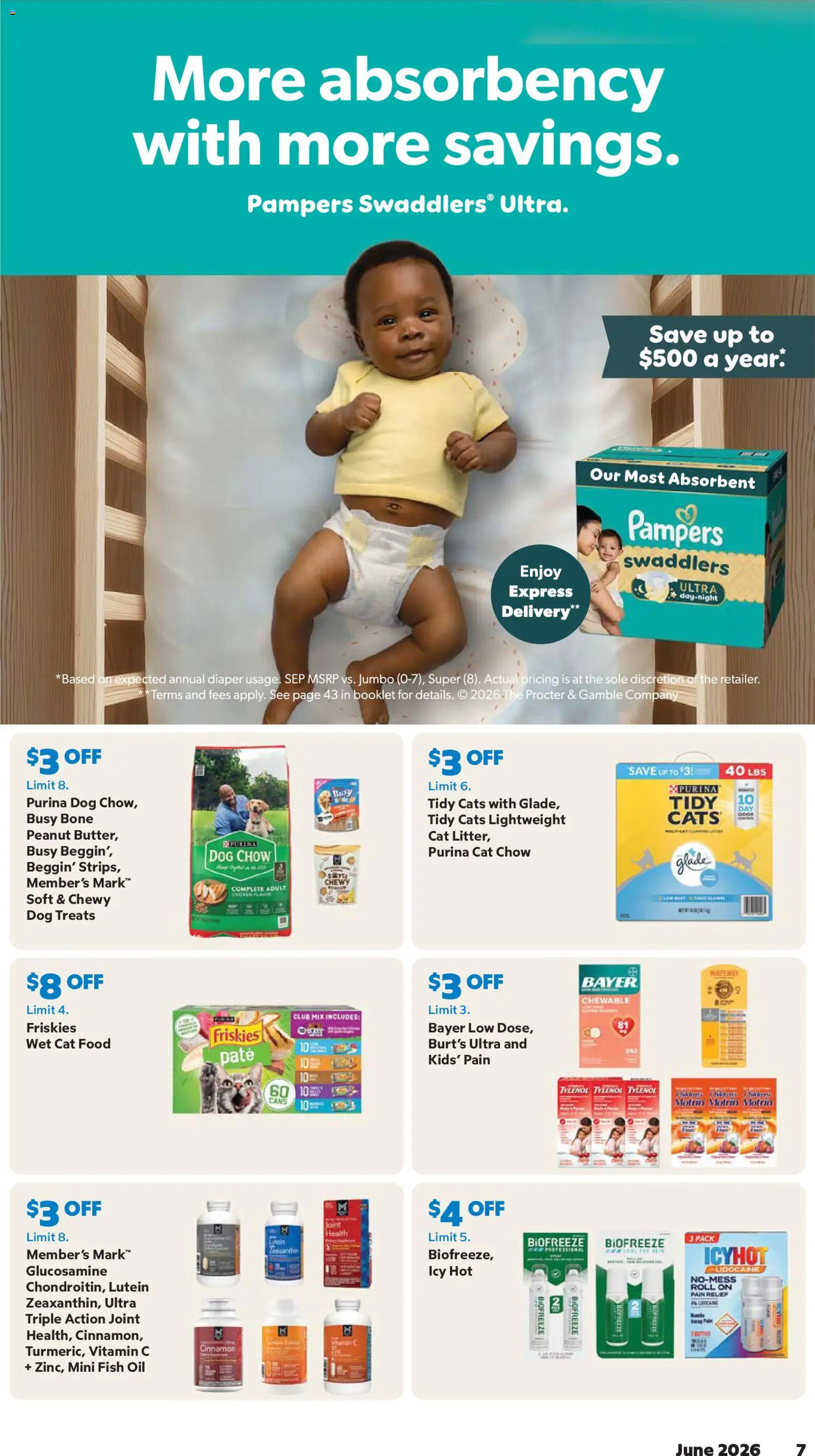 Sam's Club Weekly Ad - valid from 01.06.2026 | Page: 7 | Products: Vitamin, Cat Food, Oil, Fish