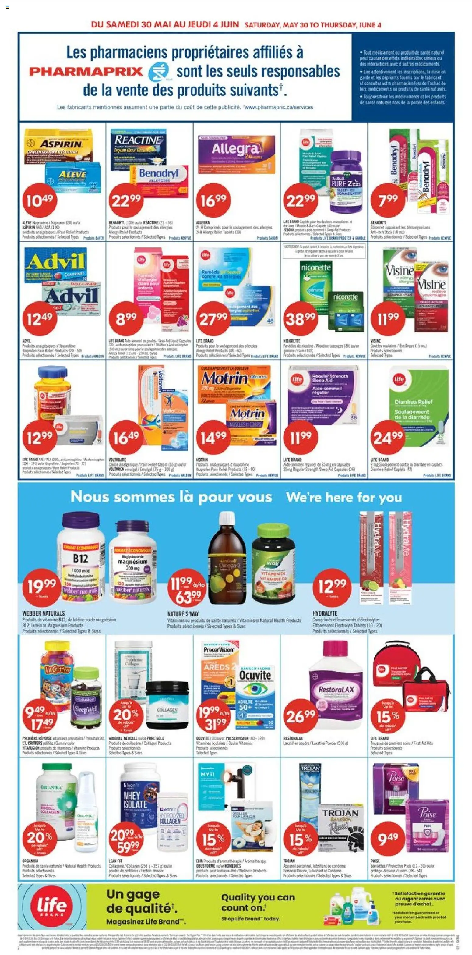 Pharmaprix flyer valid from 29.05.2026 | Page: 4 | Products: Cream, Powder, Shoes