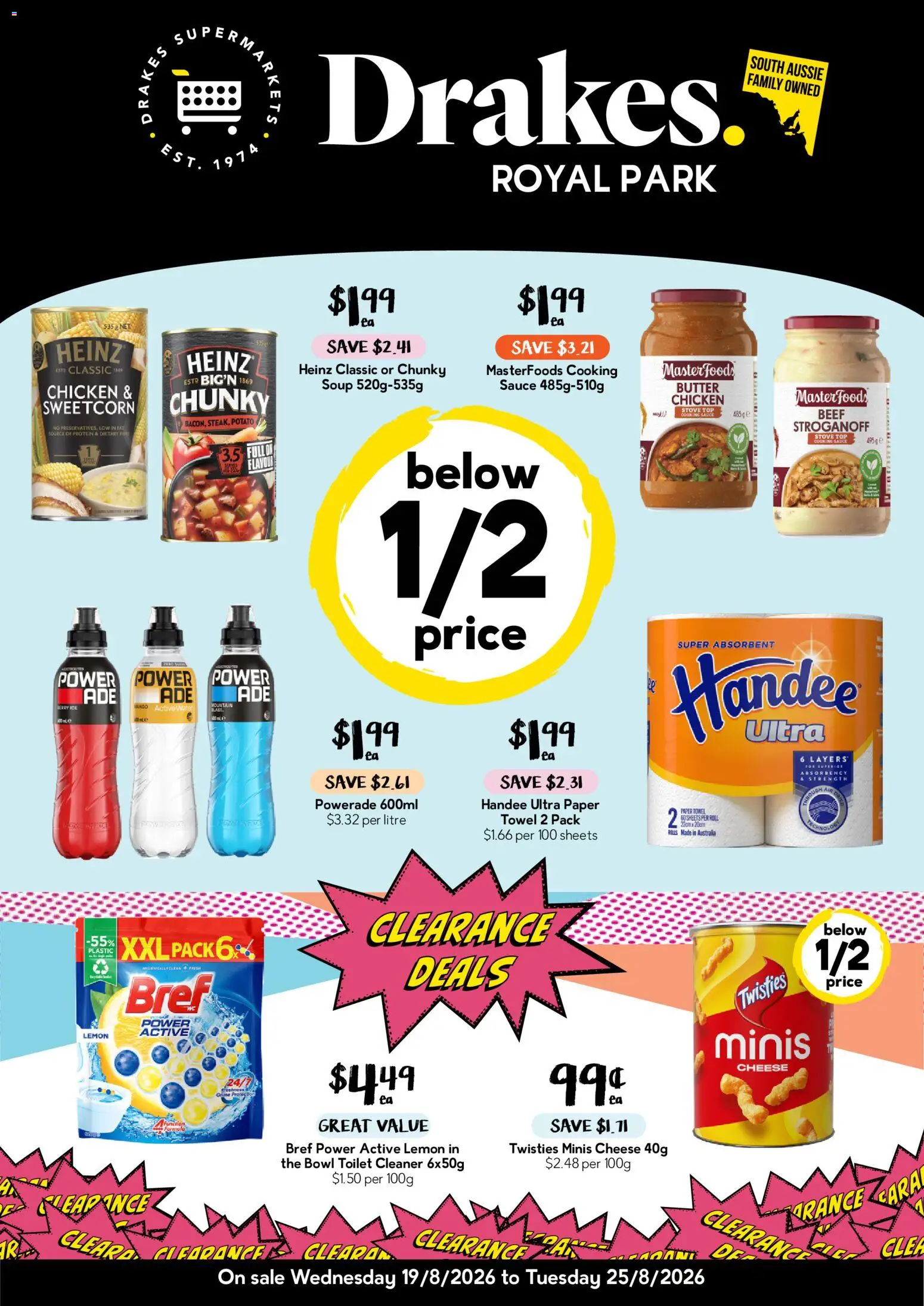 Drakes catalogue - valid from 19/08/2026 | Page: 1 | Products: Soup, Lemon, Mango, Ice