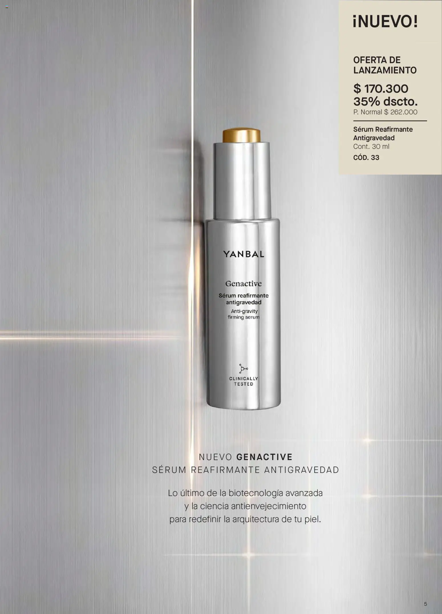 Yanbal revista - valida desde el 20/06/2026 | Página: 5 | Productos: Serum