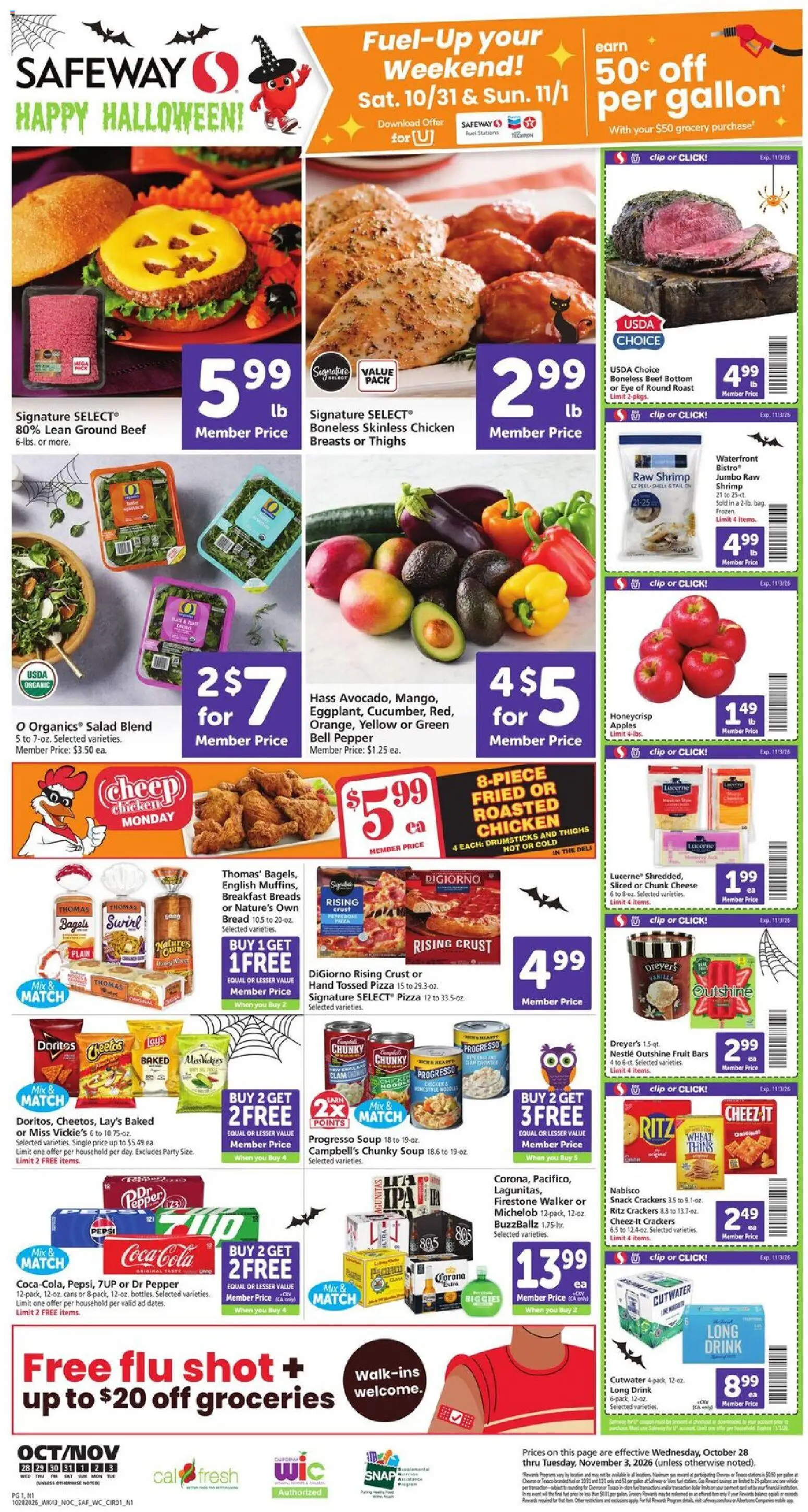 Safeway Weekly Ad - valid from 10/28/2026 | Page: 1