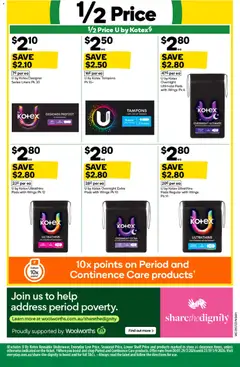 Preview of Woolworths catalogue - valid from 29/07/2026 | Page: 11 | Products: Shelf, Light, Tampons