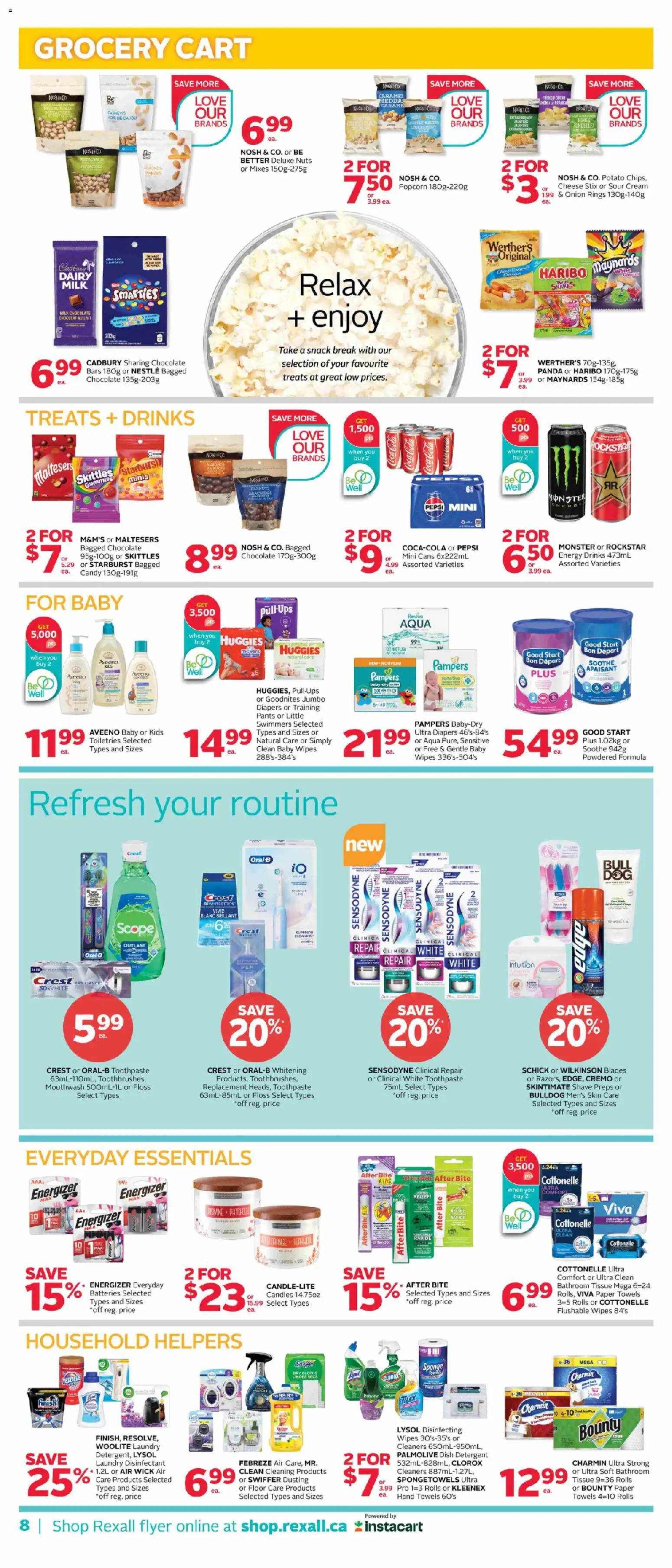 Rexall flyer valid from 15.05.2026 | Page: 18 | Products: Cream, Sponge, Toothpaste, Mouthwash