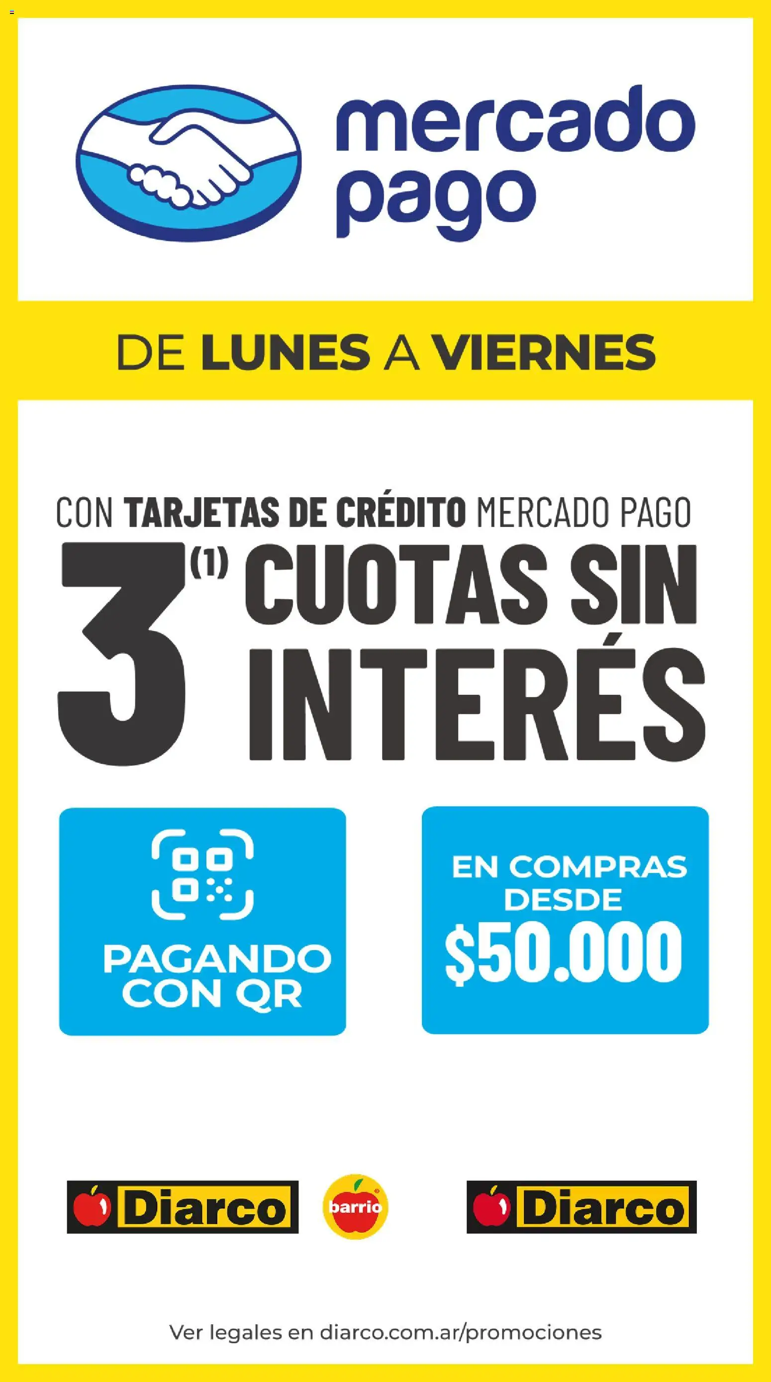Diarco - Cuotas Mercado Pago │ válido desde el 04.05.2026 | Página: 1