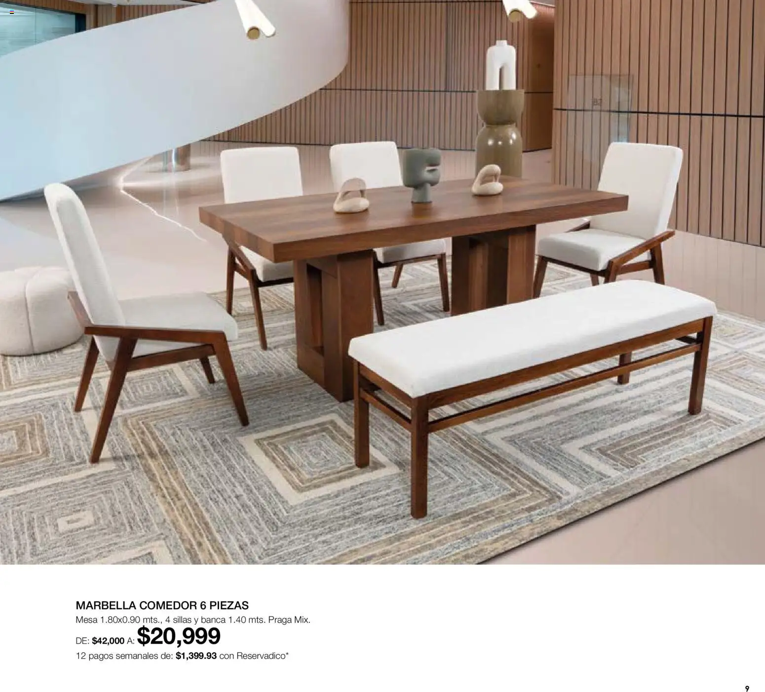 Nuevas ofertas de Muebles Dico válidas en toda la República Mexicana desde el 07.05.2026. ¡Encuentra las mejores ofertas en Muebles Dico catálogo Medio año, medio precio! | Página: 9