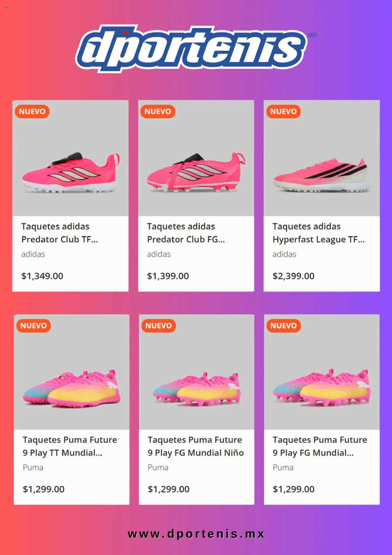 Nuevas ofertas de Dportenis válidas en toda la República Mexicana desde el 03.06.2026. ¡Encuentra las mejores ofertas en Dportenis catálogo! | Página: 2